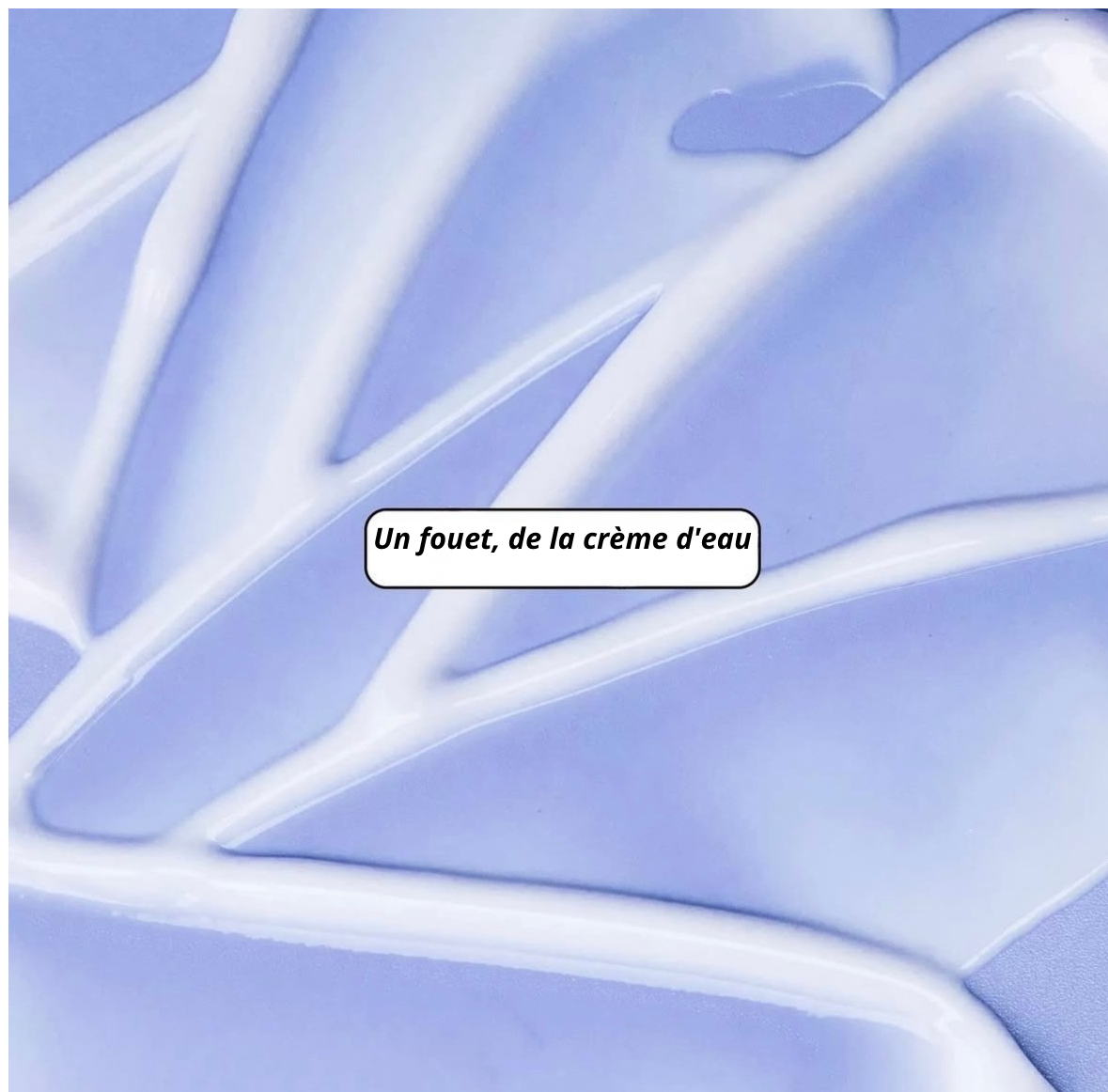 Crème hydratante à l'eau